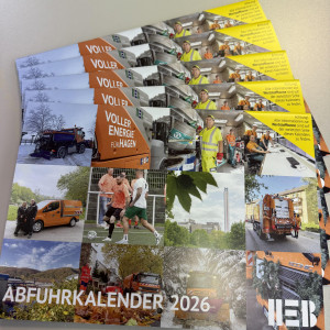 Der neue HEB-Abfuhrkalender 2026 vergrössern